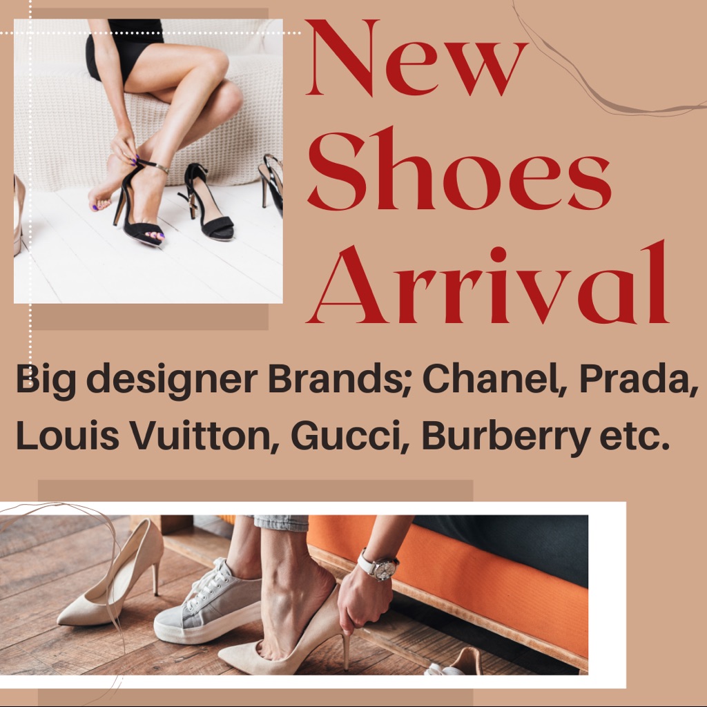 New Shoes Listing Major Designer Brands.